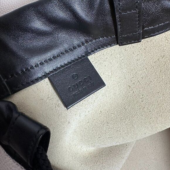 NWOT Gucci X Coco Capitan Common Sense White Logo Drawstring Backpack - Picture 4 of 11